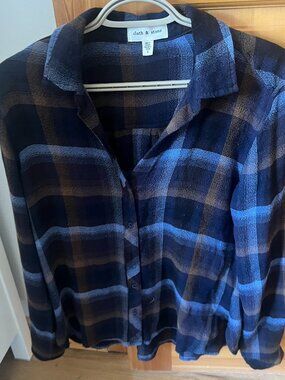Anthropologie Plaid Shirt, Small